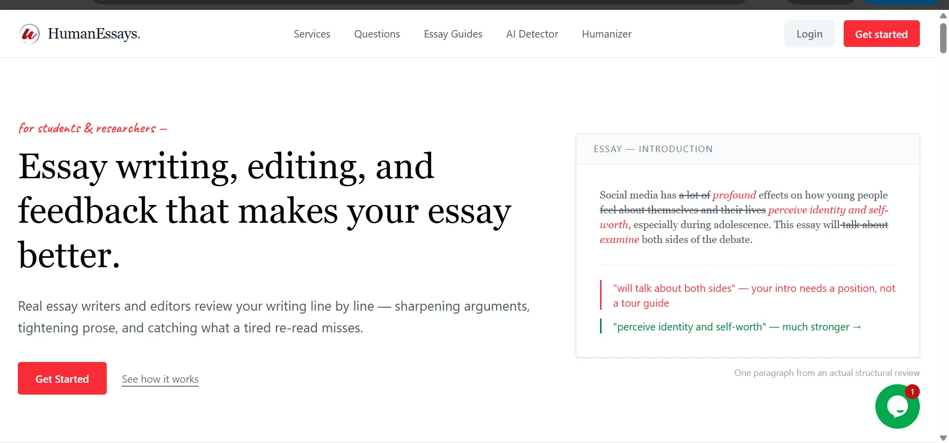 Terms of Service | HumanEssays